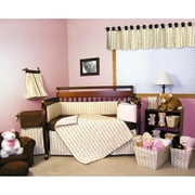 Trend Lab - Blushberry 4-Piece Crib Bedding Set, Pink