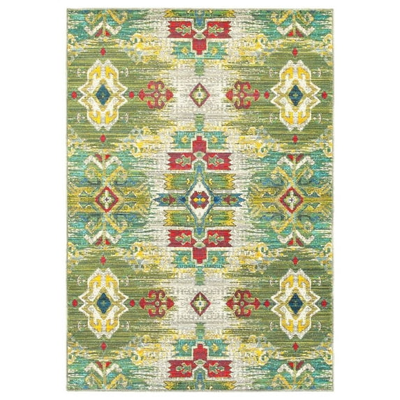 Sphinx Joli Area Rug 001J4 Casual Stone Crosses Curves