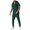 Army Green Set for Men, variant on Mrmaere Men's V Neck Scrub Set Short Sleeve Pants 2 Piece Button Closure Tailored for Clinical Army Green L