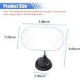 thumbnail image 2 of Universal Car Baby Mirror – 360° Adjustable Wide Angle Convex Rearview Mirror with Suction Cup for Rear-Facing Seats, HD Car Interior Safety Mirror for Viewing Backseat Passengers (1PC), 2 of 6