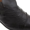 thumbnail image 3 of Montecatini Mens Folded Vamp Tab Full Leather Reptile Shoes, 3 of 4