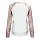 thumbnail image 5 of Liquidación de ICHUANYI, camiseta de manga raglán para mujer, cuello redondo suelto de color, jersey de manga larga, camiseta de manga larga con cuello redondo/camisa ICHUANYI WER202308170583, 5 of 7