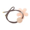 thumbnail image 4 of Unique Bargains 1 Pc Floral Beads Hair Elastic Band for Home Pink, 4 of 5