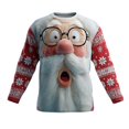 thumbnail image 2 of Ankola Unisex Ugly Christmas Sweatshirt Funny 3D Graphic Pullover Long Sleeve Crewneck Sweater for Women Men, 2 of 4