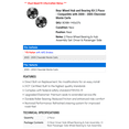 thumbnail image 2 of Rear Wheel Hub and Bearing Kit 2 Piece - Compatible with 2000 - 2005 Chevy Monte Carlo 2001 2002 2003 2004, 2 of 2