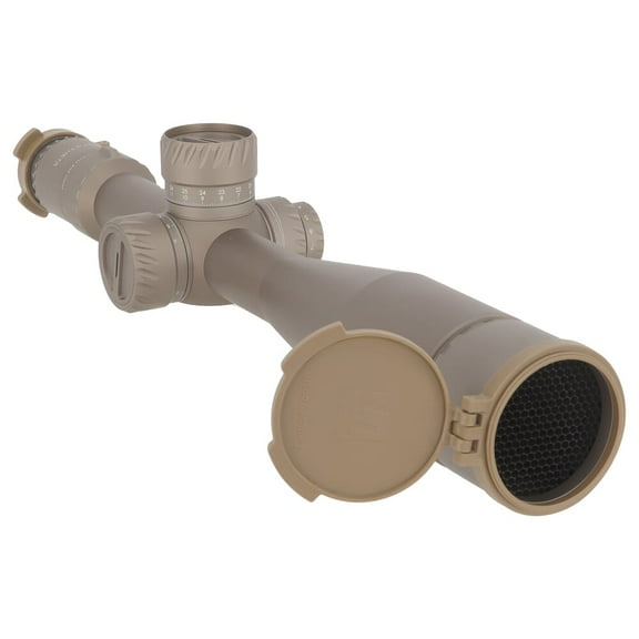 Tangent Theta TT525P Professional Marksman 5-25x56mm Riflescope, Illuminated, 34mm, .1 MRAD, Gen 2 XR, Coyote Brown, AIF Turrets (800100-0601)