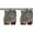 O-White 2PCS, variant on (2-Pack) Rinsvye Women's Mini Underskirt Lower Wrap Skirt Sweep Shirt Extension Glitter Skirt with Buttons Shirt athletic Skirt Extension Layering Top Bottom