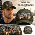 thumbnail image 5 of 911 Memorial Unisex Baseball Cap, Honoring The Heroes 3D Printed Patriotic Hat, We Will Never Forget Adjustable Casual Hat for Men and Women, 5 of 5