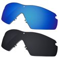 thumbnail image 2 of Galvanic Replacement Lenses for Oakley M Frame 2.0 Strike Sunglasses - Ice + Black Polarized - Combo Pack, 2 of 4