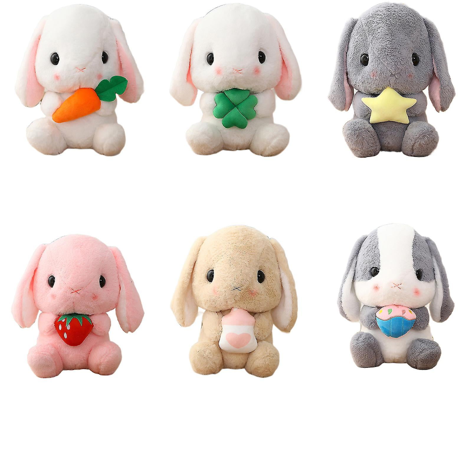 Grande Peluche Lapin En Colère - Douce Et Câline - Cadeau Enfant