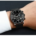 thumbnail image 6 of Luxury Men Watch Fashion Waterproof Chronograph Wristwatch Classic Business Full Steel Male Calendar Watch with Moon Phase, 6 of 6