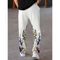 thumbnail image 2 of Men's Golf Trousers Lightweight Golf Pants Stretch Quick Dry Breathable Work Causual Pants for Golfing with Pockets White XXL, 2 of 5