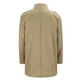 thumbnail image 6 of Aihuaihua Winter Jackets for Men Trench Coat Outdoor All Seasons Wear Men's Fall Winter Long Jackets Single Pea Coat Windbreaker Khaki M, 6 of 9