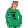 thumbnail image 3 of Hump Day Camel Wednesday Weekday Sweatshirt for Men or Women Brisco Brands L, 3 of 6