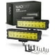 thumbnail image 1 of Barra de luces LED NAOEVO V30 de 6 pulgadas, 50 W, color amarillo y verde, Spot Flood, 1 of 9