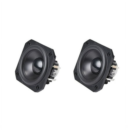 2Pcs Speakers, 8 Ohm 25W Rectangular High Fidelity Speakers, Audio for Home Theater