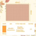 thumbnail image 3 of Fall Tablecloths for Rectangle Tables 60x84 Inches, Thanksgiving Table Cloth, Autumn Pumpkins Leaves Farmhouse Table Cloth for Harvest Party Holiday Dining Decor, Fall Decorations for Home, 3 of 5