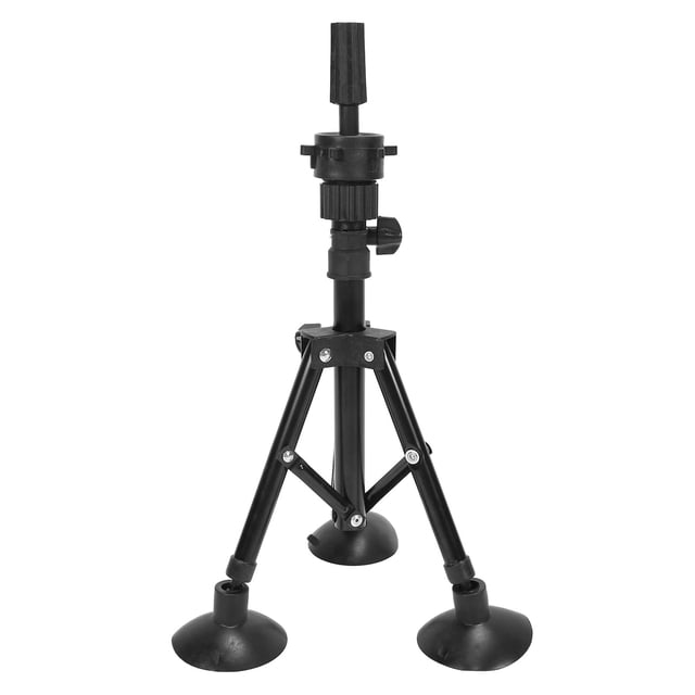 Metal Mannequin Head Stand, Adjustable Head Stand Tripod Mannequin Head Stand Metal Holder for Mannequin Head, Hairdressing Training Head Tripod Accessory