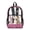 Leopard Bunnies, variant on ZIATUBLES Clear Backpack, Heavy Duty Fabric & PVC Transparent Bookbag with Jellyfish Clownfish Print, Large Capacity See Through Backpack for School College Work Travel Security