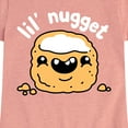 thumbnail image 3 of Instant Message - Lil Nugget  - Girls Fitted Short Sleeve Tee, 3 of 6