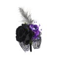 thumbnail image 3 of balikha Artificial Flower Wrist Corsage Bracelet for Anniversary Homecoming Ceremony purple, 3 of 9