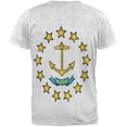 thumbnail image 2 of Rhode Island Vintage Distressed State Flag All Over Mens T Shirt Multi MD, 2 of 2