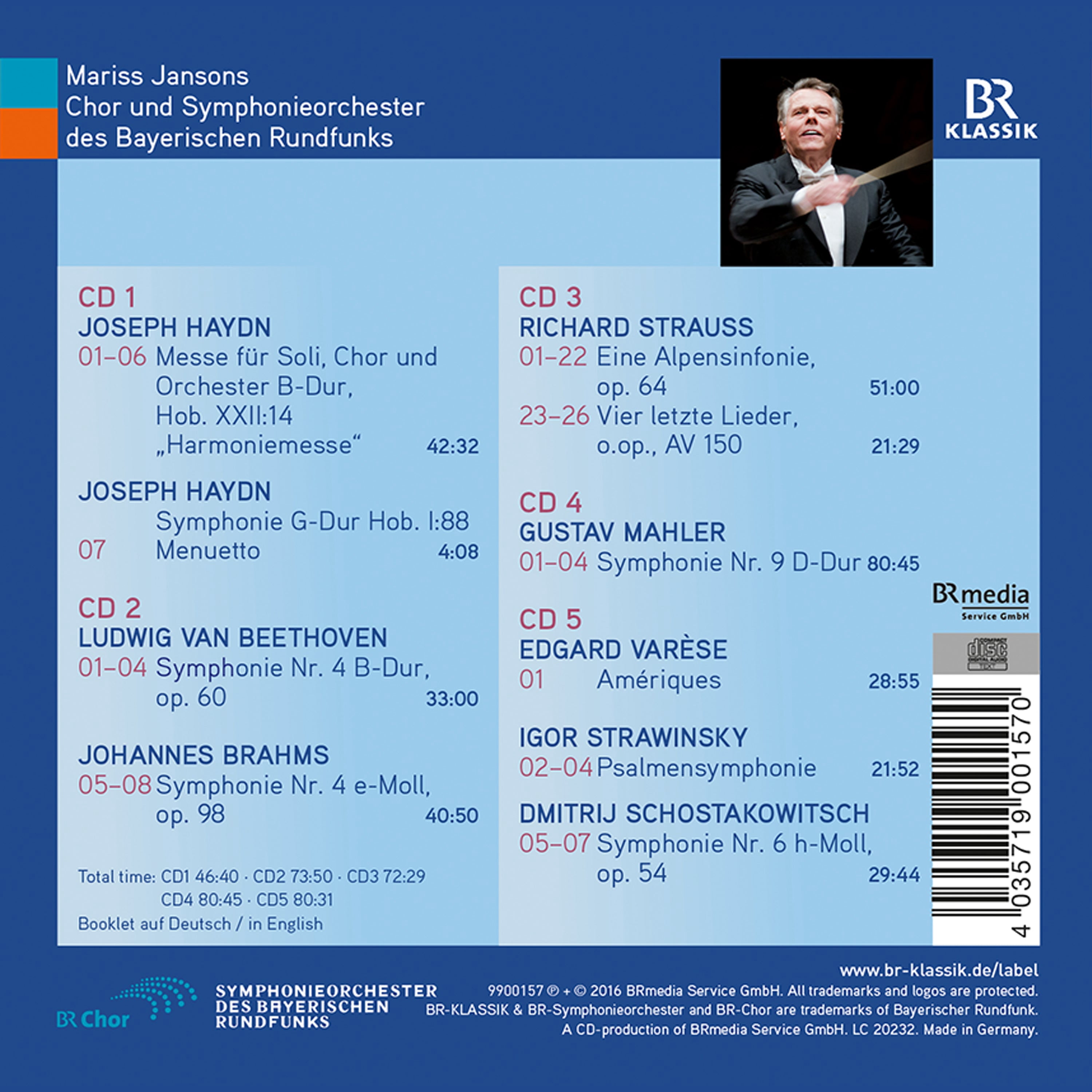 Beethoven / Hartelius / Jansons - Portrait - Music & Performance - CD