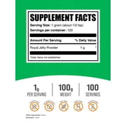 BulkSupplements Royal Jelly Powder - 100 Grams (3.5 oz)