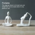 thumbnail image 4 of pitrice Yoga Girl Decor Decorative Simple Style Replacement Lightweight Ceramic Simulation Solid Color Stylish Cute Unfading Home Ornament Decoration Type 17, 4 of 9