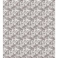 thumbnail image 3 of Brown Paisley Duvet Cover Set, Classical Almond Like Shape Zentangle Look Fashion Print on Plain Background, Decorative 3 Piece Bedding Set with 2 Pillow Shams, Queen Size, Brown White, by Ambesonne, 3 of 3
