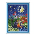 thumbnail image 2 of Kits de punto de cruz de gatos de flores Sunnimix 11CT 14CT 19 x 28cm, 2 of 8