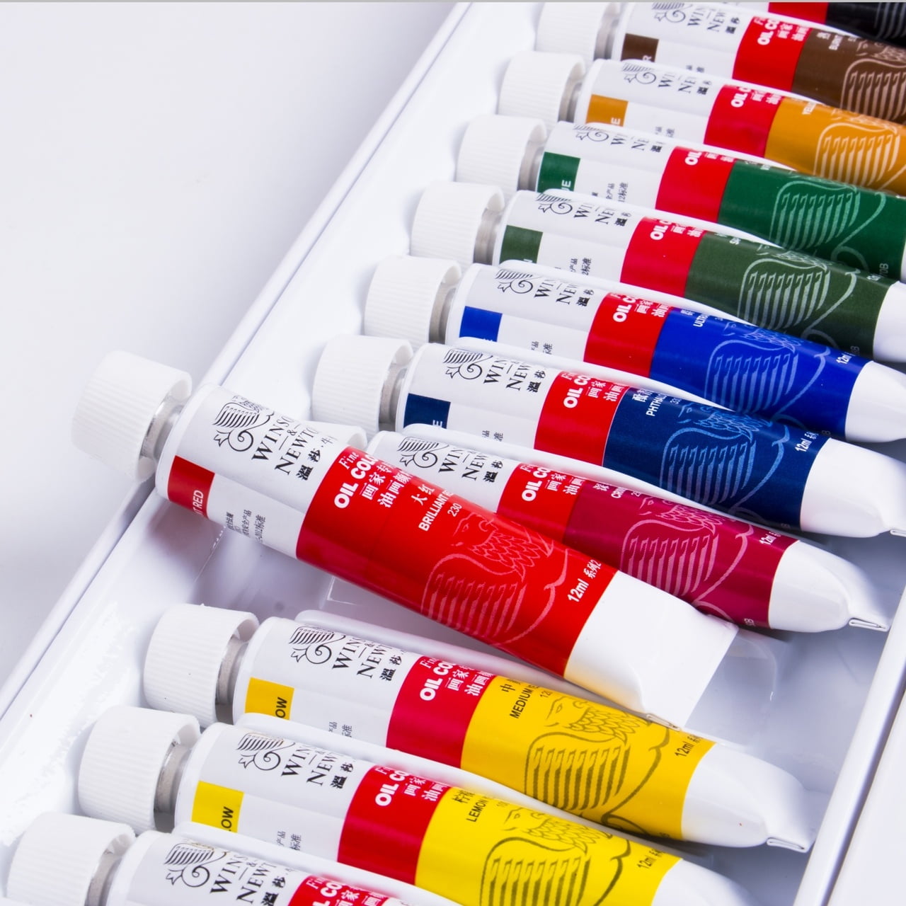 New 12/18 Color Acrylic Paint Set 12ml Tubes Artist Draw Painting