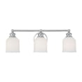 thumbnail image 4 of Melrose by Brian Thomas 3-Light Bathroom Vanity Light in Polished Chrome, 4 of 5