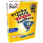 Really?! Tricky Tetra Tongue Twisters - Go Fish With A Twist, Hilarious Family Party Speech & Memory Card Game, Ages 8+