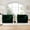 Green, variant on Gewnee Modern Corduroy Deep Seat Loverseat Seational Sofa Couches ,Comfy Green Corduroy Sofa Couch for Small Space, Living Room,Apartment
