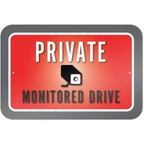 Private Monitored Drive Sign
