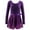 Deep Purple, variant on Emy Dola Girls Ballet Leotards with Removable Skirt Combo Toddler Long Sleeve Crisscross Back Dance Dress Outfit 3-10Y