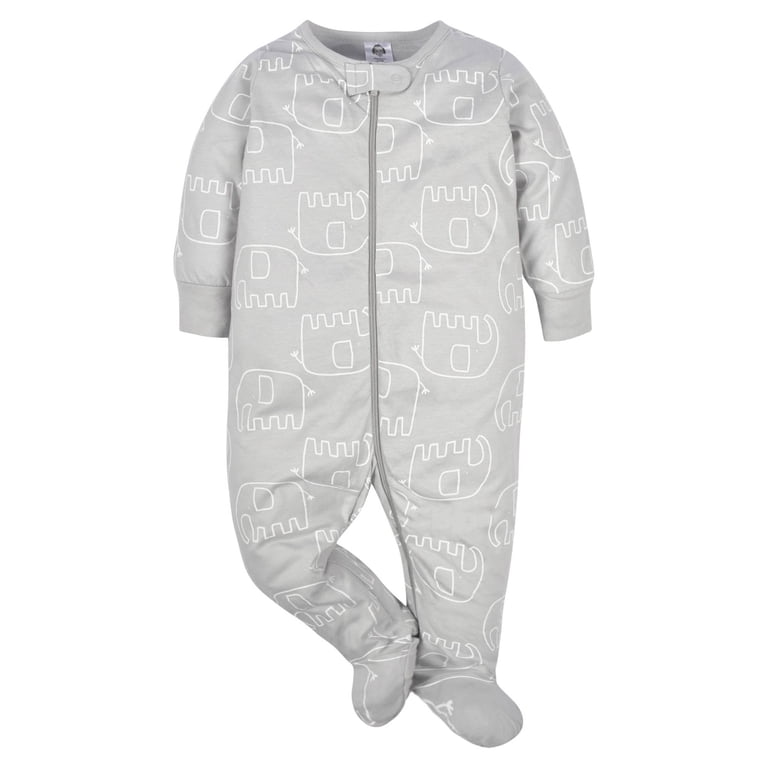 Gerber Baby Sleep 'N Play Footed Pajamas 4-Pack photo 8