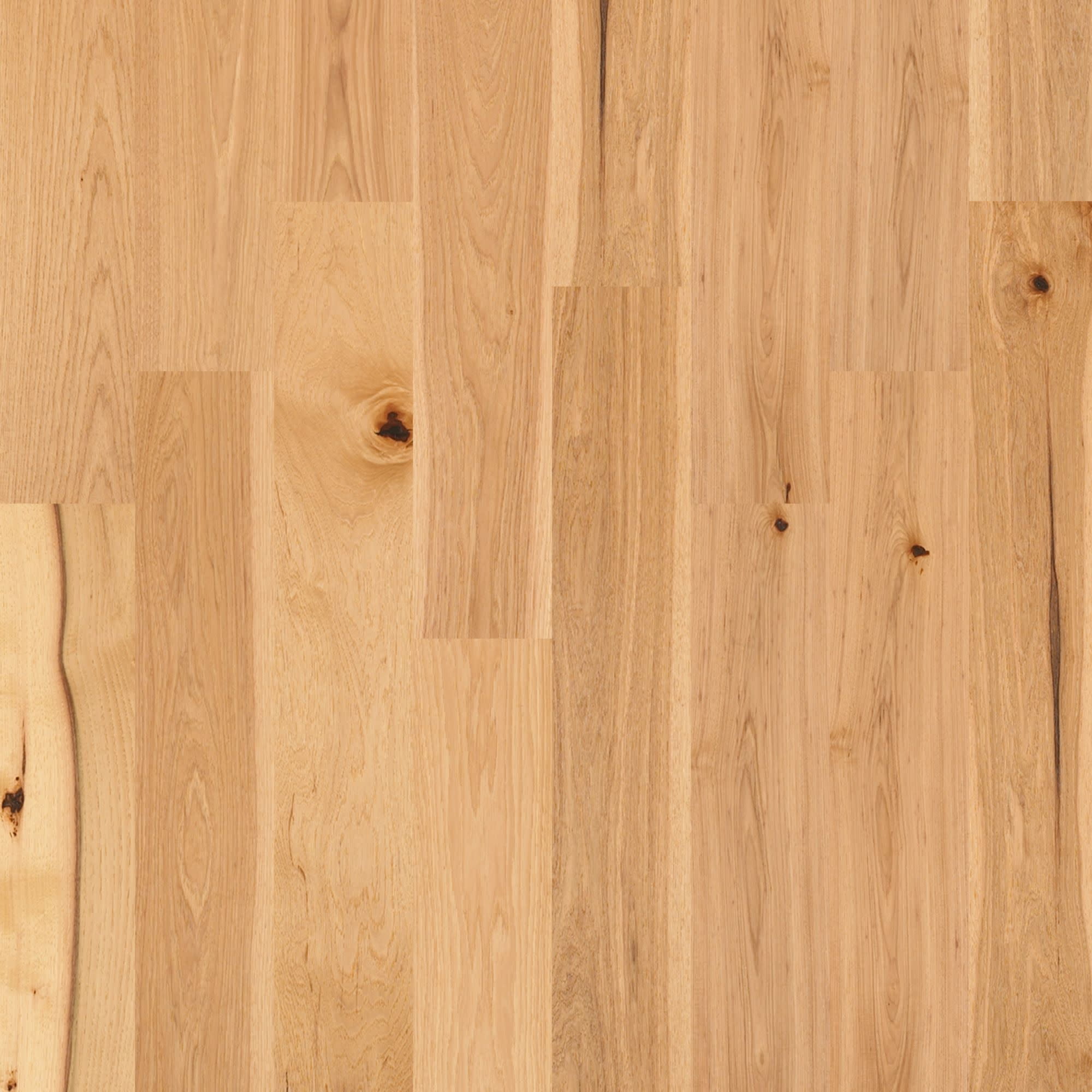 Aspen Grove 5" Wide Handscraped Engineered Hickory Hardwood Flooring - Provincial, Low Gloss (27.5 SF Per Carton)