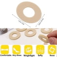 thumbnail image 2 of Reppkyh Almohadillas Para Callos 105 Piezas Cojines De Espuma Para Callos Almohadillas Para Dedos De Maíz Protectores Para Callos Y Pies Y Cojines Gruesos Para Maíz Almohadillas Para Dedos E Impermeab, 2 of 5