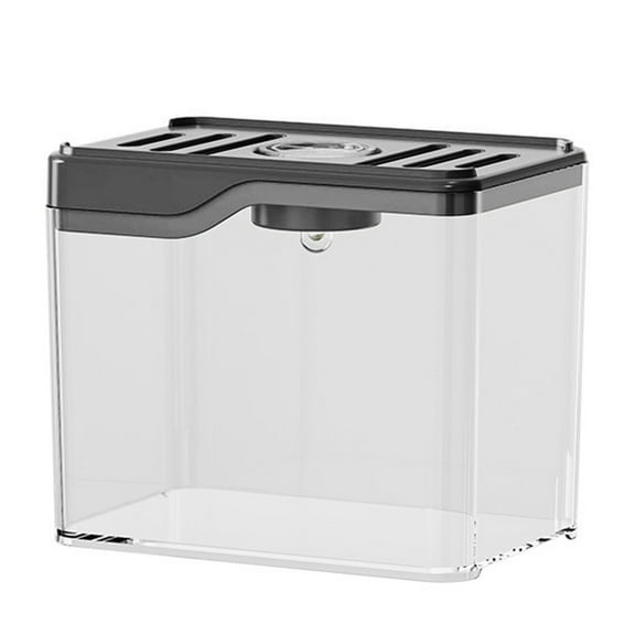 1. Multifunctional Aquarium with LED Lights, Clear Desktop Fish Bowl for Home Office Decor