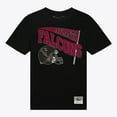 thumbnail image 3 of Women's Mitchell & Ness  Black Atlanta Falcons Team Dynamic Boyfriend T-Shirt, 3 of 4