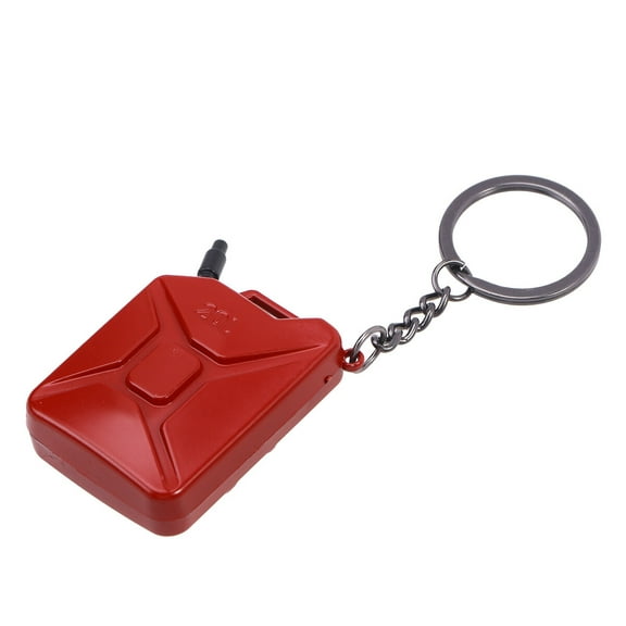 ORDDIART Red Metal Oil Tank Style Keychain, Creative Design, 1 Piece for Everyday Use and Collectors