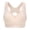 Beige, variant on Open Back Wirefree Smoothing Bralette for Women, No Underwire Low Back Comfort Bra, Everyday Seamless Bralette Wireless Backless Dress Daily Wear, Blue,XL