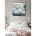thumbnail image 6 of Cloud Effect Canvas Wall Art, Modern Watercolor Marble Texture Framed Wall Decor Modern Artwork Prints Painting for Living Room, Bedroom, Kitchen & Cafe Decor 8x8 Inch, 6 of 9