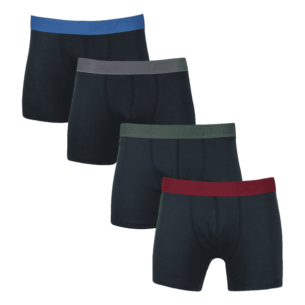 Lucky Brand 3-Stretch Boxer Briefs With Fly Pouch Mix Colors