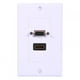 thumbnail image 5 of puerto HDMI hembra 1 puerto VGA hembra AV toma de pared toma de vídeo placa de conector frontal blanco, 5 of 5