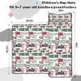 thumbnail image 5 of Multicolor Christmas Pattern Toddler Nap Mats for Kids Preschool,50"x20" Sleeping Mat Bag or Kids,Toddler Sleeping Bag,Toddler Nap Mat or Daycare, 5 of 6