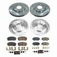 thumbnail image 2 of PowerStop Front and Rear Z23 Evolution Sport Carbon-Fiber Ceramic Brake Pad and Drilled & Slotted Rotor Kit Fits: HYUNDAI Select Models K8808, 2 of 8