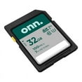 onn. 32GB Class 10 U1 SDHC Flash Memory Card